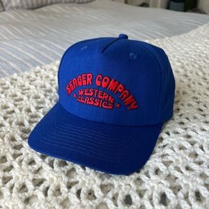 Seager royal blue retro “western classsics” hat